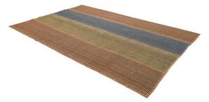 Tappeto Kilim Moderno Geometrico Marrone Beige 201x302 Cm