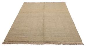 Tappeto Kilim Moderno Tinta Unita Beige Avorio 160x197 Cm