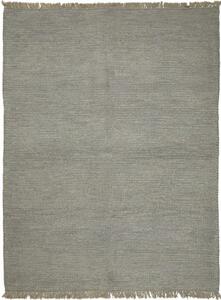 Tappeto Kilim Moderno Tinta Unita Grigio Tortora 172x235 Cm