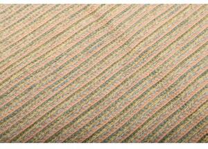 Tappeto Kilim Moderno Geometrico Beige Verde Salvia 151x215 Cm