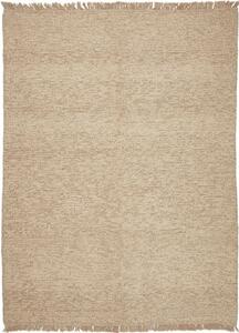 Tappeto Kilim Moderno Tinta Unita Beige Avorio 177x238 Cm