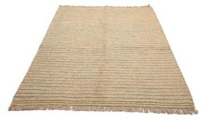Tappeto Kilim Moderno Geometrico Beige Verde Salvia 151x215 Cm