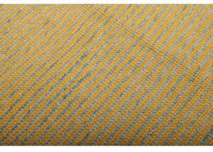 Tappeto Kilim Moderno Geometrico Ocra Verde Salvia 176x245 Cm