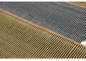 Tappeto Kilim Moderno Geometrico Marrone Beige 201x302 Cm