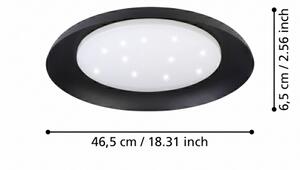 Eglo 99703 - Plafoniera LED PENJAMO LED/17,1W/230V nera