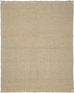 Tappeto Kilim Moderno Tinta Unita Beige Avorio 160x197 Cm