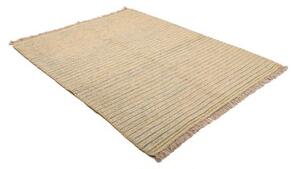 Tappeto Kilim Moderno Geometrico Beige Verde Salvia 151x215 Cm