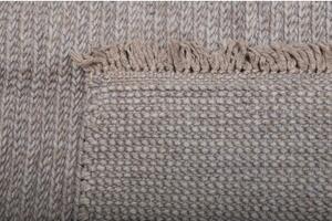 Tappeto Kilim Moderno Tinta Unita Grigio Tortora 172x235 Cm