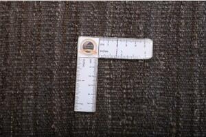 Tappeto Gabbeh Fine Geometrico Grigio Scuro Marrone 177x240 Cm