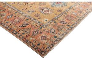 Tappeto Kazak Fine Geometrico Beige Rosso 253x307 Cm