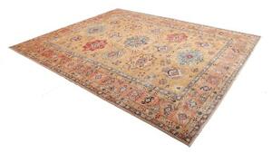 Tappeto Kazak Fine Geometrico Beige Rosso 253x307 Cm