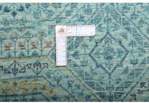 Tappeto Kairo Geometrico Verde Petrolio Ottone 124x187 Cm