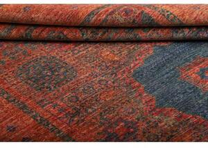 Tappeto Kairo Medaglione Ruggine Blu Scuro 173x244 Cm