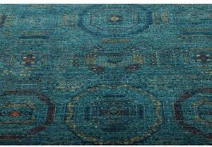 Tappeto Kairo Stilizzato Verde Petrolio Blu 123x178 Cm
