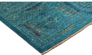 Tappeto Kairo Stilizzato Verde Petrolio Blu 123x178 Cm