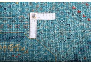 Tappeto Kairo Stilizzato Verde Petrolio Blu 123x178 Cm