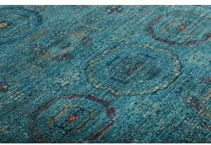 Tappeto Kairo Stilizzato Verde Petrolio Blu 123x178 Cm