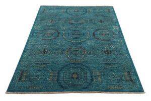 Tappeto Kairo Stilizzato Verde Petrolio Blu 123x178 Cm