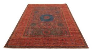 Tappeto Kairo Medaglione Ruggine Blu Scuro 173x244 Cm