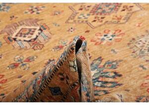 Tappeto Kazak Fine Geometrico Beige Rosso 253x307 Cm