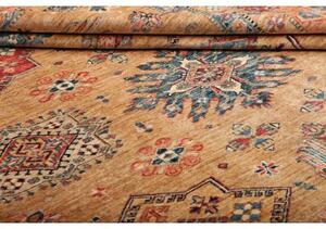 Tappeto Kazak Fine Geometrico Beige Rosso 253x307 Cm