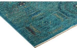 Tappeto Kairo Geometrico Verde Petrolio Blu Scuro 126x183 Cm