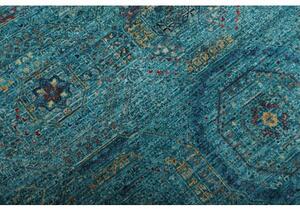 Tappeto Kairo Stilizzato Verde Petrolio Blu 123x178 Cm