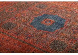 Tappeto Kairo Medaglione Ruggine Blu Scuro 173x244 Cm