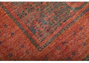 Tappeto Kairo Medaglione Ruggine Blu Scuro 173x244 Cm