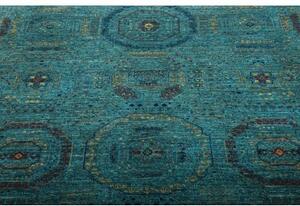Tappeto Kairo Geometrico Verde Petrolio Blu Scuro 126x183 Cm