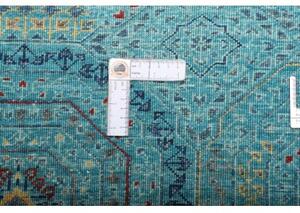 Tappeto Kairo Geometrico Verde Petrolio Blu Scuro 126x183 Cm
