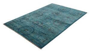 Tappeto Kairo Stilizzato Verde Petrolio Blu 123x178 Cm