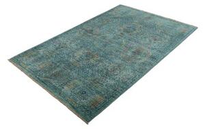 Tappeto Kairo Geometrico Verde Petrolio Ottone 124x187 Cm