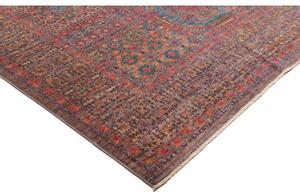 Tappeto Kairo Medaglione Rosso Mattone Blu Petrolio 197x292 Cm