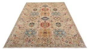 Tappeto Floralia Stilizzato Beige Blu 169x235 Cm