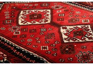 Tappeto Shiraz Stilizzato Rosso Blu Scuro 160x279 Cm