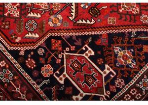 Tappeto Shiraz Stilizzato Rosso Blu Scuro 160x252 Cm