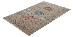Tappeto Floralia Geometrico Beige Multicolore 95x152 Cm