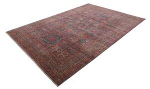 Tappeto Kairo Medaglione Rosso Mattone Blu Petrolio 197x292 Cm