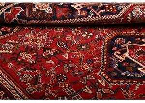 Tappeto Shiraz Stilizzato Rosso Blu Scuro 160x252 Cm