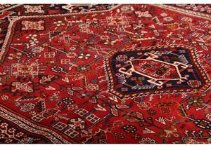 Tappeto Shiraz Stilizzato Rosso Blu Scuro 160x252 Cm