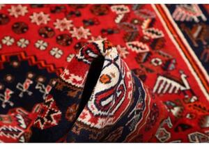 Tappeto Shiraz Stilizzato Rosso Blu Scuro 165x277 Cm