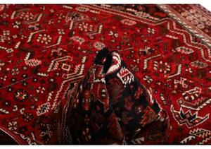 Tappeto Shiraz Stilizzato Rosso Scuro Nero 178x280 Cm