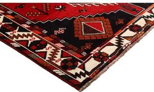 Tappeto Shiraz Geometrico Rosso Nero 175x253 Cm