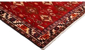 Tappeto Shiraz Geometrico Rosso Beige 158x258 Cm