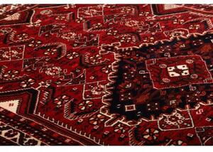 Tappeto Shiraz Stilizzato Rosso Scuro Nero 169x264 Cm