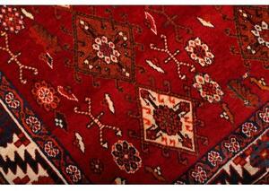 Tappeto Shiraz Geometrico Rosso Beige 158x258 Cm