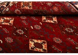 Tappeto Shiraz Geometrico Rosso Beige 158x258 Cm