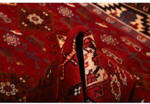 Tappeto Shiraz Geometrico Rosso Beige 158x258 Cm
