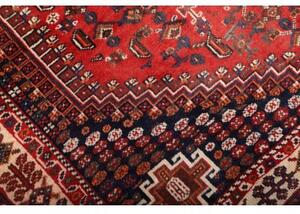 Tappeto Shiraz Stilizzato Rosso Ruggine Blu Scuro 160x260 Cm